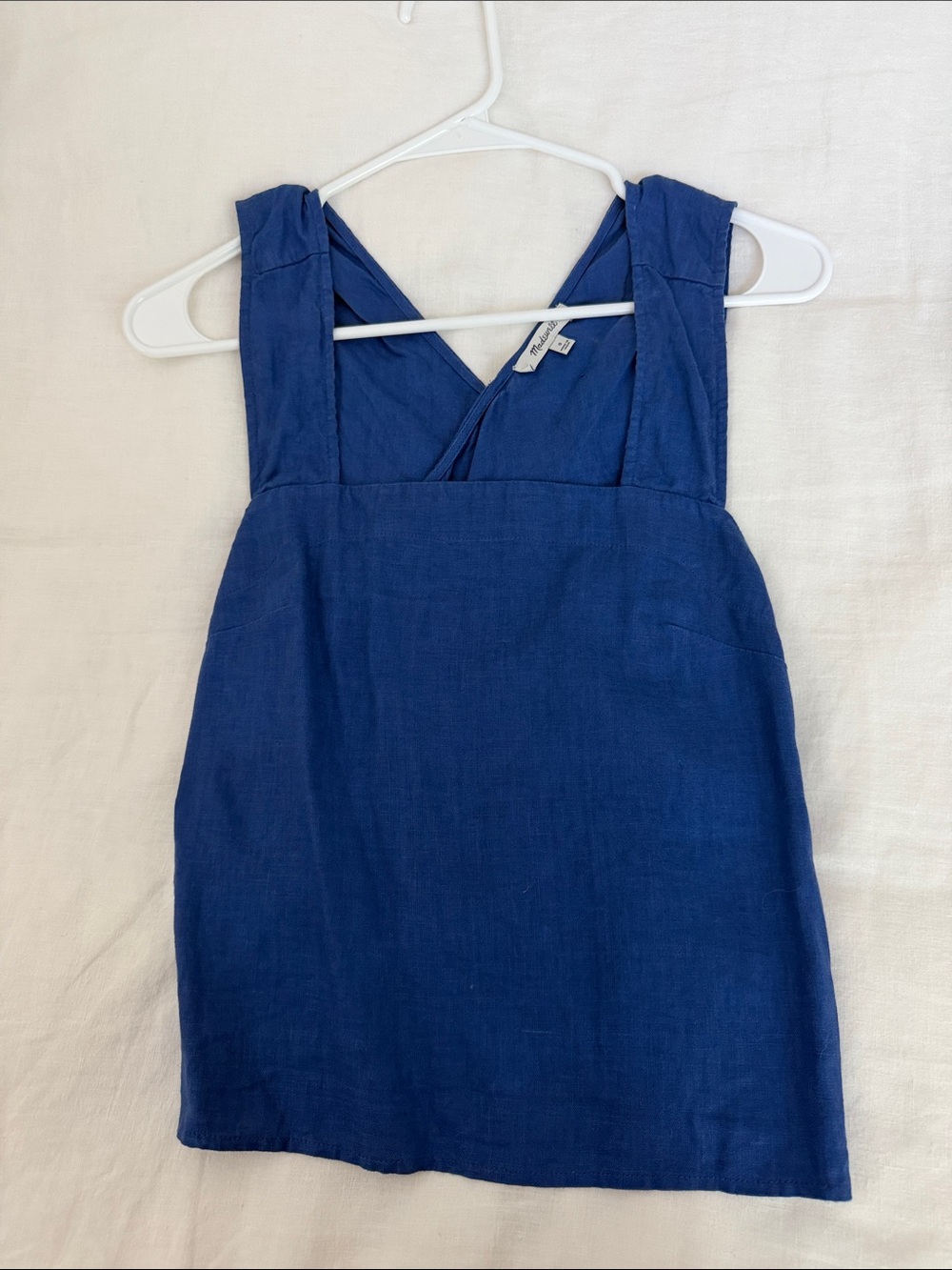 Linen Cross Back Tank